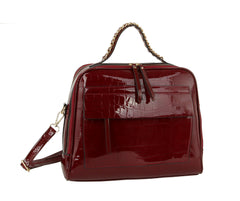 Women Fashion Croc Tote Satchel Purse