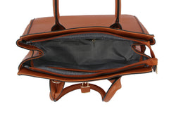 Women Fashion Satchel Lock Handbag Shoulder Purse