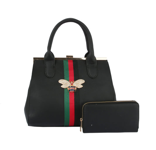 Women Handbag Satchel purse set Tote Bag