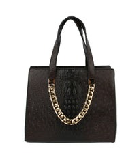 HF  Embossed Accented Tote Handbag  LQ244
