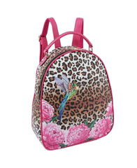 Leo Print Backpack for Women Casual Daypack