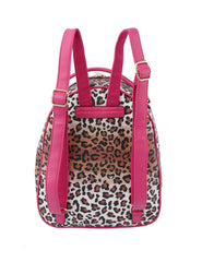Leo Print Backpack for Women Casual Daypack