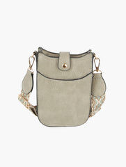 Small Shoulder Bag with Guitar Strap