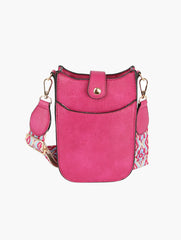 Small Shoulder Bag with Guitar Strap