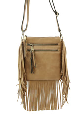 Fringe Tassel Crossbody Handbag Purse