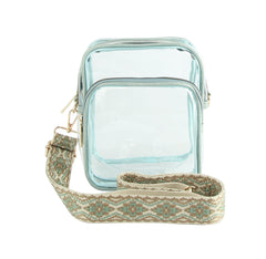 Transparent Crossbody Daypack Clear Book Guitar Strap