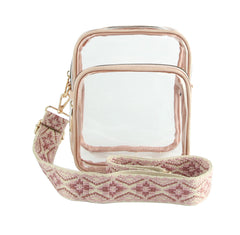 Transparent Crossbody Daypack Clear Book Guitar Strap