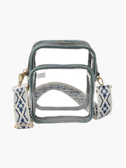 Transparent Crossbody Daypack Clear Book Guitar Strap