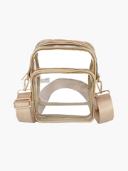 Transparent Crossbody Daypack Clear Book Guitar Strap