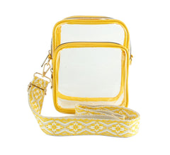 Transparent Crossbody Daypack Clear Book Guitar Strap