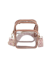 Guitar Strap Clear Crossbody Sling