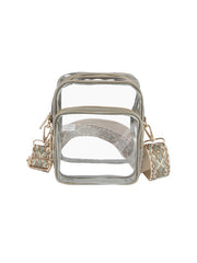 Guitar Strap Clear Crossbody Sling