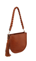 Lightweight Small Shoulder Purse with Tassel