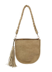 Lightweight Small Shoulder Purse with Tassel