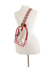Clear Front Crossbody Sling