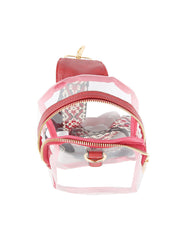 Clear Front Crossbody Sling