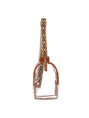 Clear Front Crossbody Sling