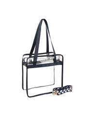 Women Transparent Clear Hobo Tote Handbag