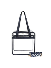 Women Transparent Clear Hobo Tote Handbag