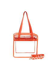 Women Transparent Clear Hobo Tote Handbag