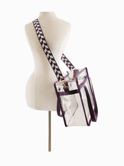 Women Transparent Clear Hobo Tote Handbag