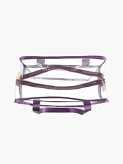 Women Transparent Clear Hobo Tote Handbag