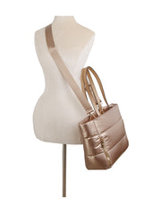 Puffer Design Tote Handbag