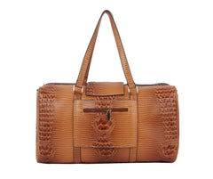 Women Crocodile Loe Travel Duffel Luggage