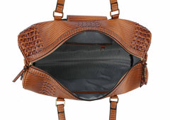Women Crocodile Loe Travel Duffel Luggage