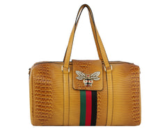 Women Crocodile Loe Travel Duffel Luggage