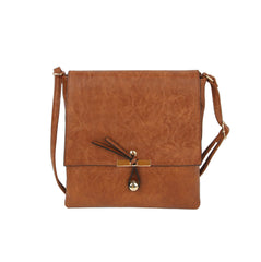 Crossbody Bag With Flap Over Snap For Women