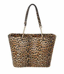 Women Travel Tote Gold Chain Shoulder Hobo