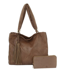 Large Ladies Hobo Purse Handbag with Wallet