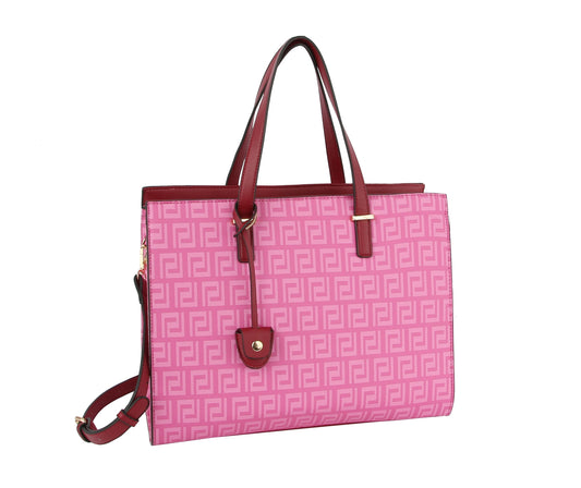 HF  Signature Print Hand Tote Set