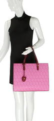 HF  Signature Print Hand Tote Set