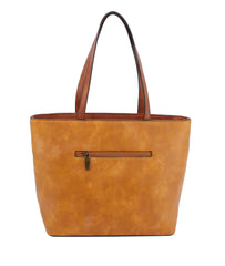 Vintage Tote Bag Two Tone Shoulder Handbag