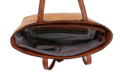 Vintage Tote Bag Two Tone Shoulder Handbag