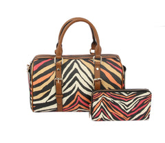 HF Animal Pattern Satchel Handbag Set  LSD164-1W