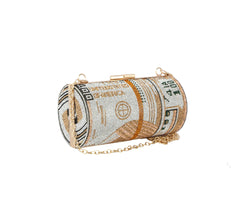 Fashion Bling Money Clutch