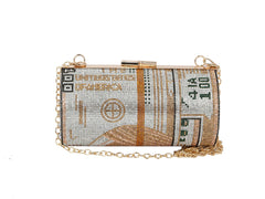 Fashion Bling Money Clutch