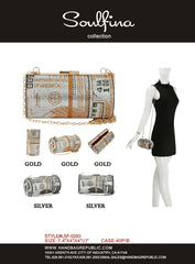 Fashion Bling Money Clutch