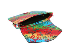 Fashion Graffiti Bee Stripe Crossbody Messenger Bag