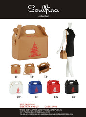 Fashion Large Chinese Togo Box Crossbody Bag