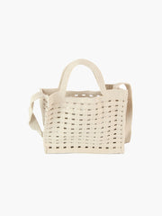 Woven Tote Handbag