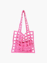 Woven Tote Handbag Set