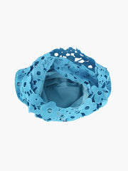 Woven Floral Shoulder Bag