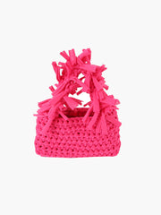 Fringe Accented Petite Fashion Bag