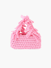 Fringe Accented Petite Fashion Bag