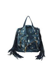 Fringe Motorcycle Jacket Backpack