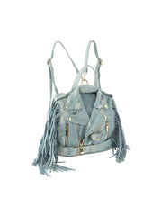 Fringe Motorcycle Jacket Backpack